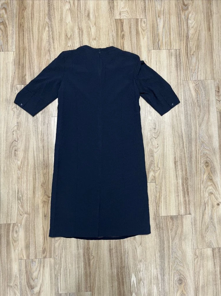 BCBG 시어서커 반팔 원피스 66 이미지