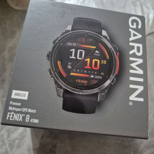 가민피닉스8 아몰레드 47mm 실버 팝니다. 이미지