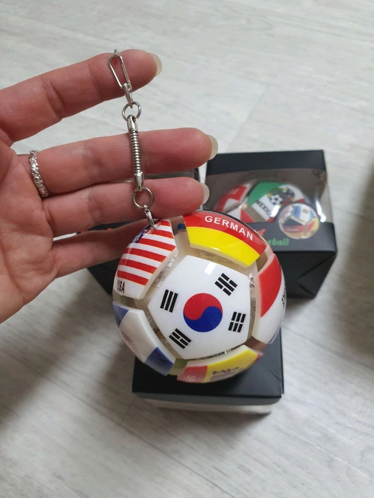 축구공 키캡키링 3개 개당가격 led불빛 타격감좋아요 이미지