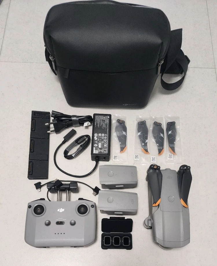 DJI 매빅 에어2 드론 플라이모어 콤보 Air2 풀구성 이미지