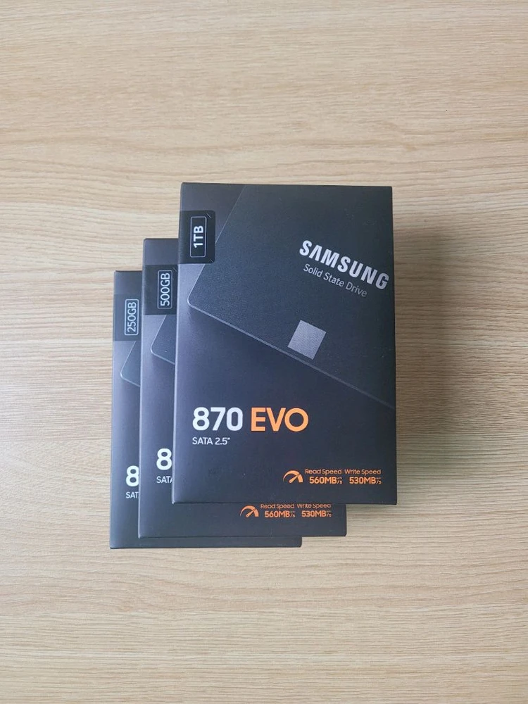 삼성정품 870EVO SSD 새상품!미개봉! ( 1TB/ 500GB/ 250GB )국내정품 입니다~!!! 이미지
