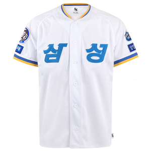 [미개봉 새상품 노마킹] 삼성라이온즈 2025 프로페셔널 한글 올드 홈 유니폼 90 + 마킹키트 구자욱 이미지