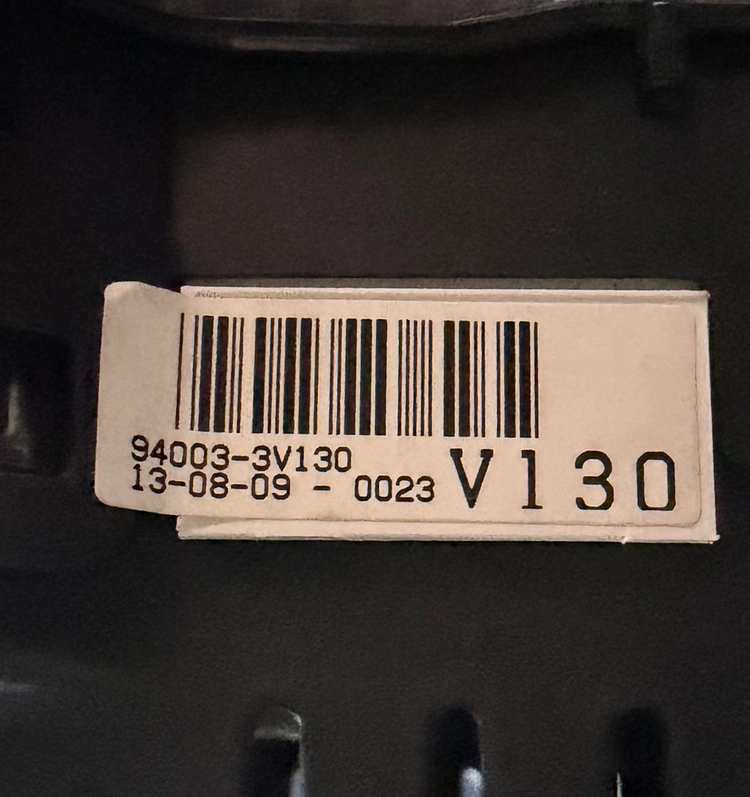 그랜저 13년식 장애인용 lpg 계기판 팝니다 (94003-3V130) 289000KM 부근 이미지