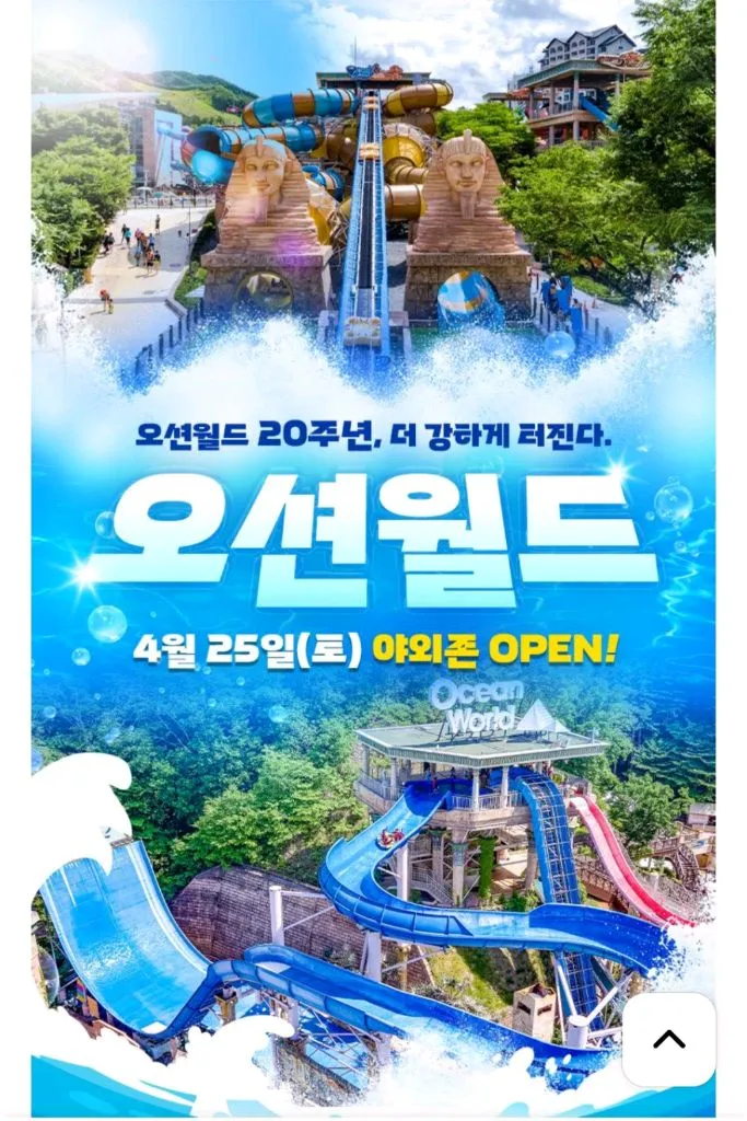 홍천 비발디파크 오션월드 골드시즌 성수기 종일 이용권 - 안심되는 중고거래