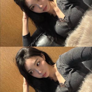 자라 레이스 콤비 탑 재킷 (블랙/ S,M사이즈) 환승연애 현지 착용 이미지
