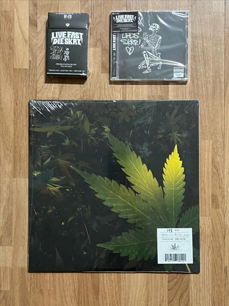 빌스택스 (Bill stax) - Detox 한정반 LP, Live fast die skrt 한정싸인 CD, 카세트 이미지