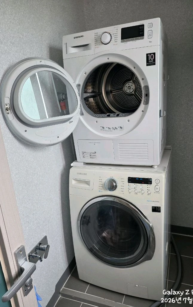 삼성세탁기 16kg 건조기 9kg 직렬키트 포함 이미지