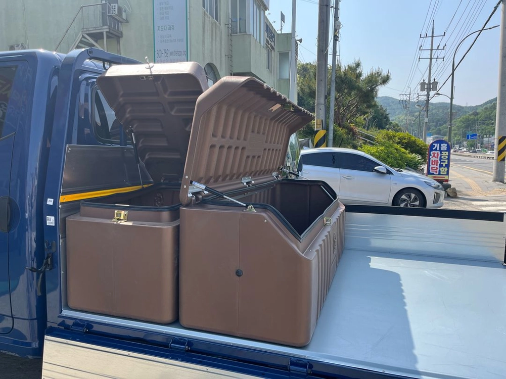 PE UV 상부 공구함 화물차 트럭 (포터봉고) 이미지