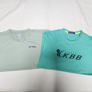 여성용 배드민턴 상의 일괄(요넥스100, KBB95) 이미지