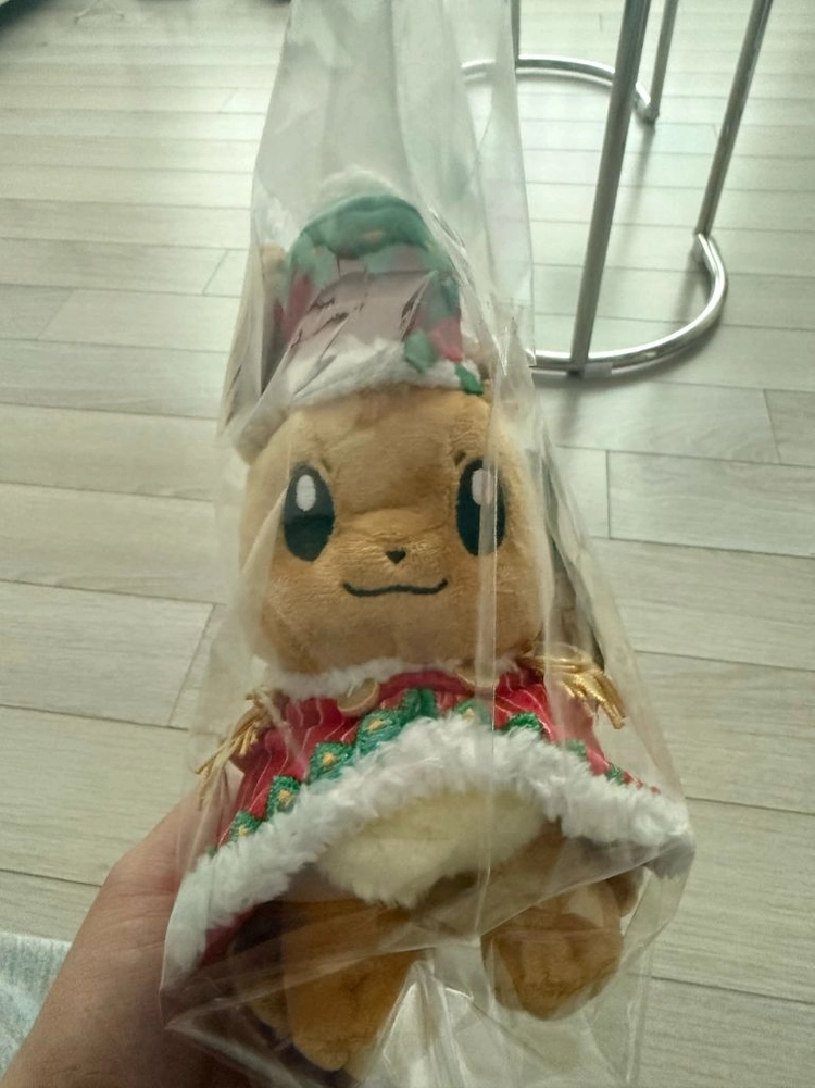 2018 크리스마스 이브이 중형 인형 이미지
