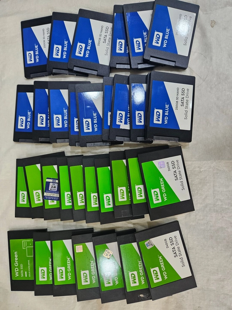 컴퓨터 SSD 240GB WD 그린 블루 하드디스크 SSD 250GB 256GB 삼성 SSD 이미지