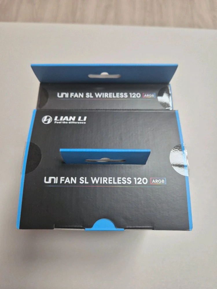 리안리 유니팬 sl wireless 120 3팩 블랙 이미지
