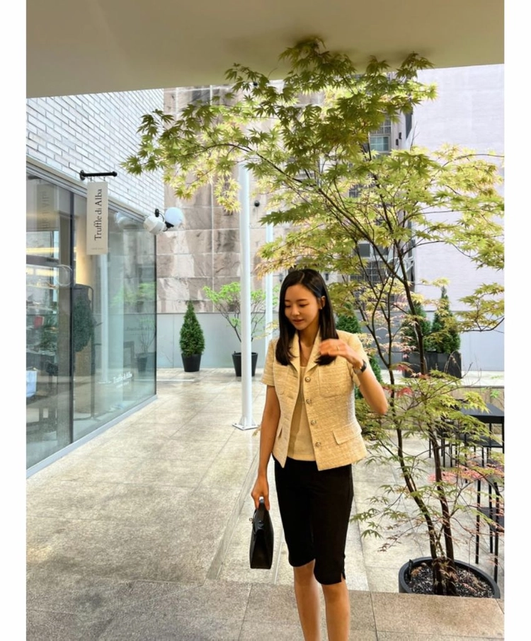 43AVENUE 에비뉴 명품사 브레꼬 트위드 자켓 66 이미지