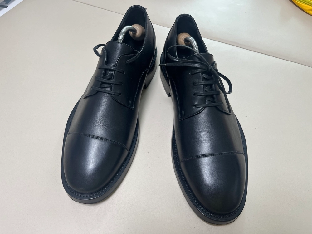 발렌시아가 BALENCIAGA 로고레터링 블랙 더비 슈즈 270사이즈 이미지