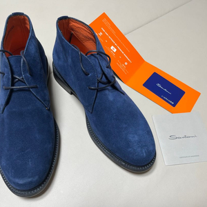 산토니 SANTONI 네이비 스웨이드 처카부츠 270사이즈 이미지