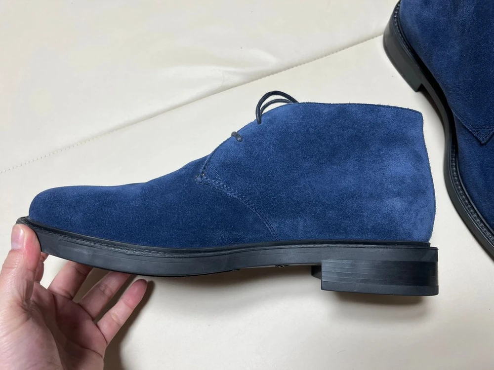 산토니 SANTONI 네이비 스웨이드 처카부츠 270사이즈 이미지