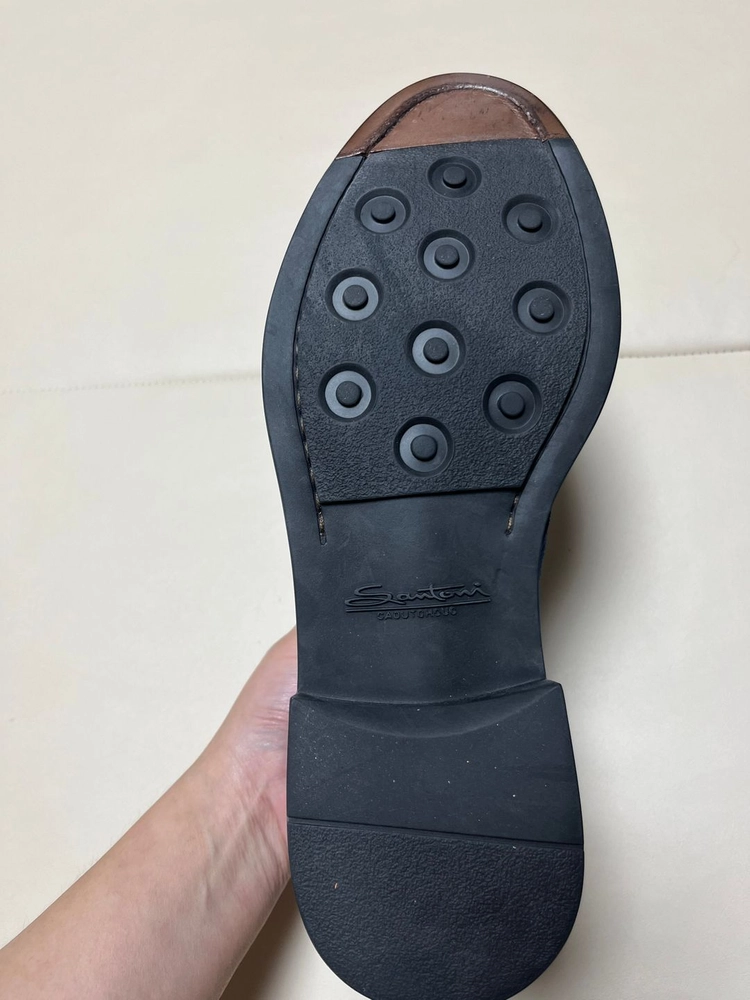 산토니 SANTONI 네이비 스웨이드 처카부츠 270사이즈 이미지