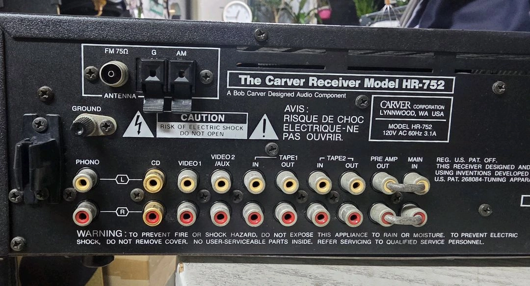 카버 리시버 앰프 (HR-752: 120V) <북수원> 이미지