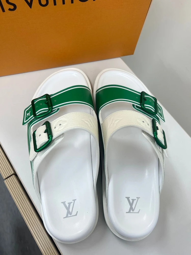 루이비통 LV 트레이너 뮬 슬리퍼 7.5(275) 이미지
