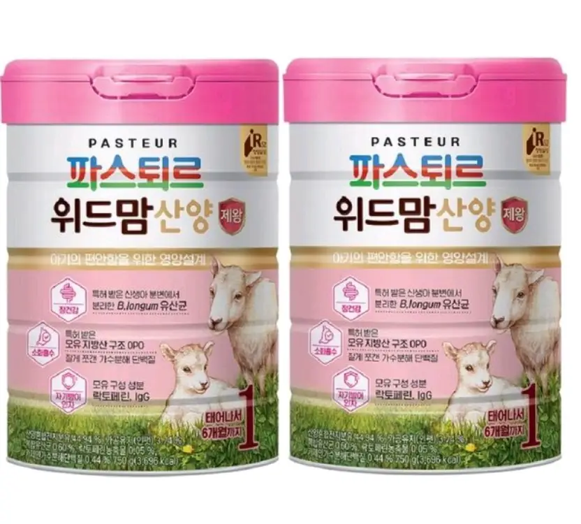 (익일발송) 위드맘 제왕 산양 100일, 1~2단계 750g 6캔 이미지