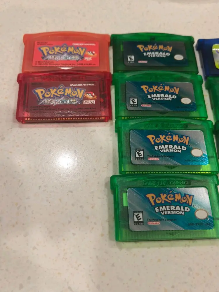 게임보이 어드밴스 GBA 게임팩 포켓몬스터 영어판 이미지