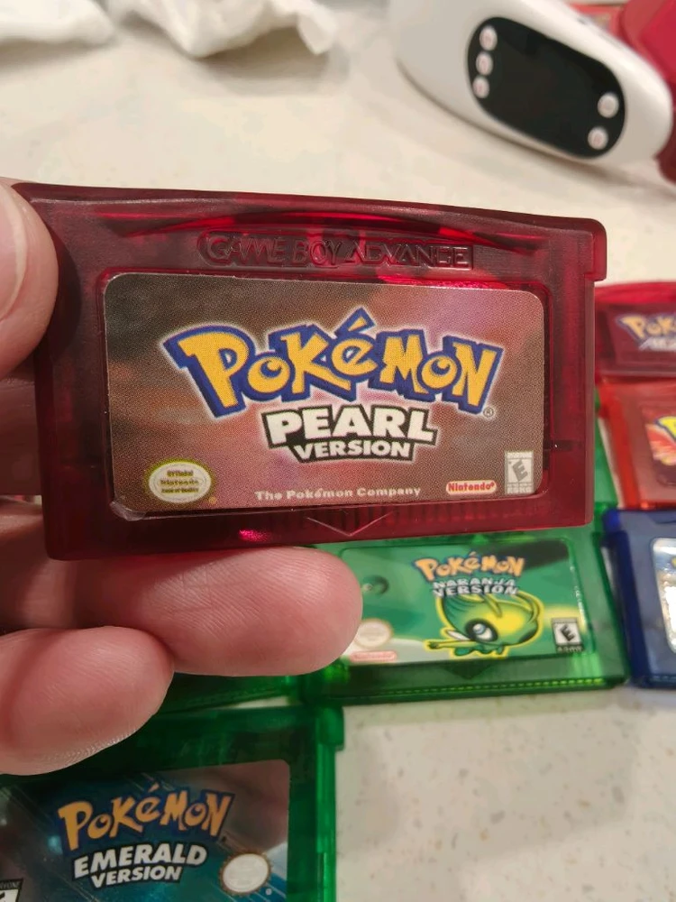 게임보이 어드밴스 GBA 게임팩 포켓몬스터 영어판 이미지
