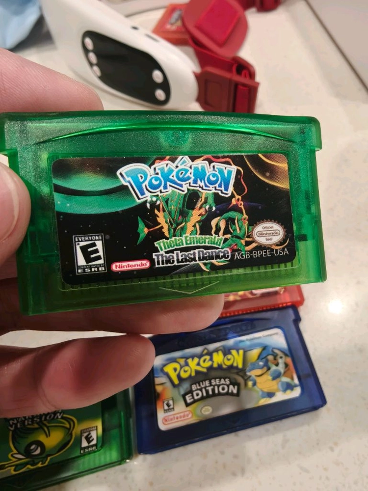 게임보이 어드밴스 GBA 게임팩 포켓몬스터 영어판 이미지