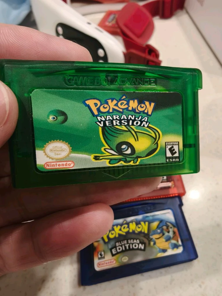 게임보이 어드밴스 GBA 게임팩 포켓몬스터 영어판 이미지