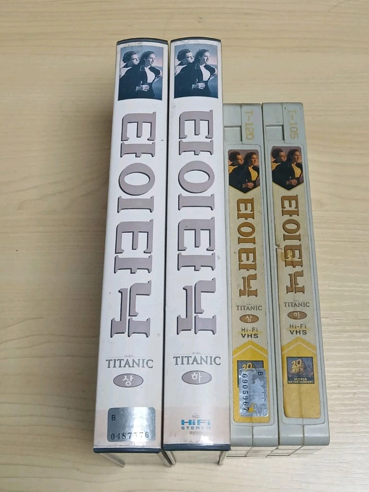 아바타 터미네이터 제임스 카메론 감독 레오나르도 디카프리오 주연 타이타닉 비디오 테이프 이미지