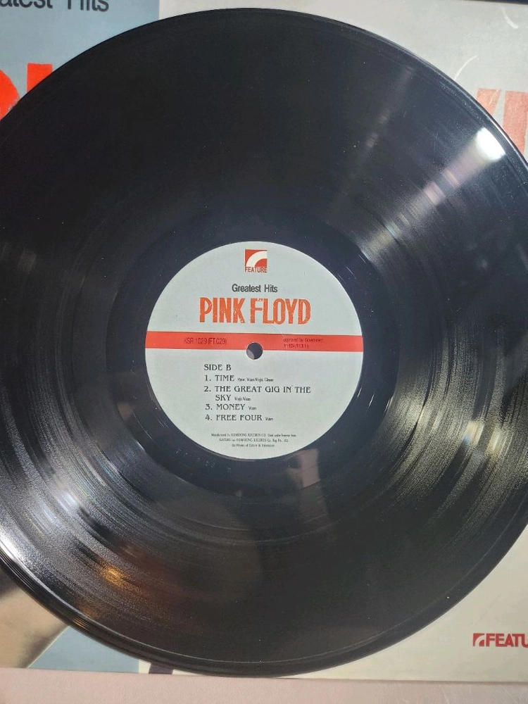 핑크플로이드/greatest hits LP 이미지