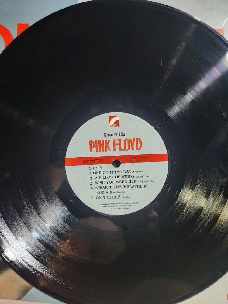 핑크플로이드/greatest hits LP 이미지