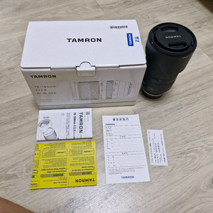 탐론 70-180mm F2.8 Di III VXD 소니 E 마운트 렌즈 이미지