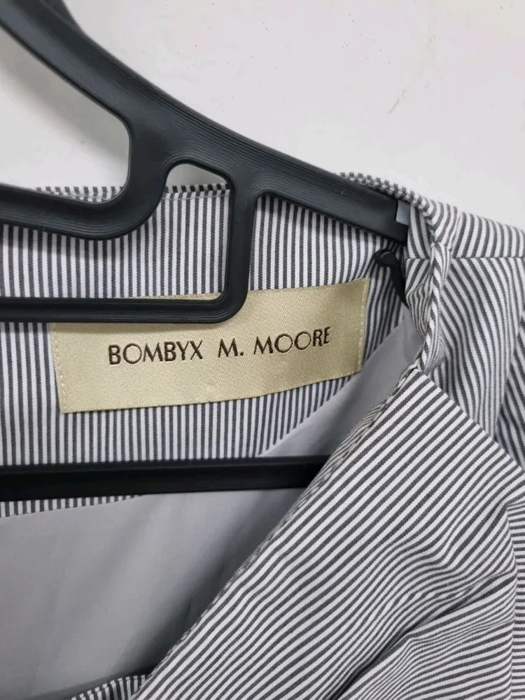 BOMBYX M. MOORE 스트라이프 랩 원피스 38 이미지