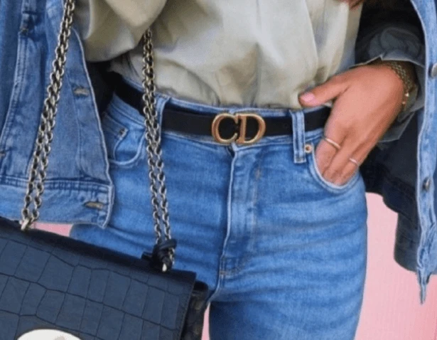 [정품] Dior 디올 새들 나일론 벨트 단종제품 이미지