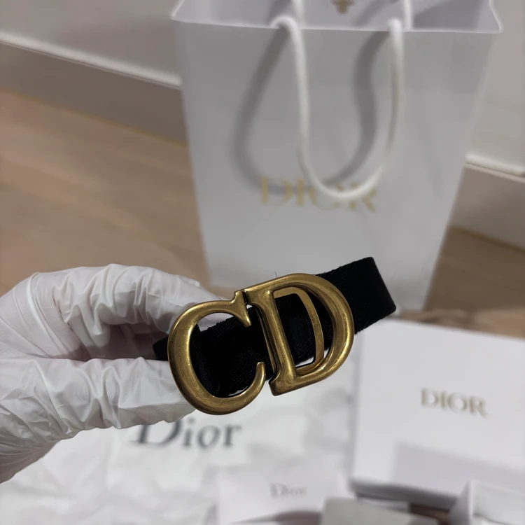 [정품] Dior 디올 새들 나일론 벨트 단종제품 이미지