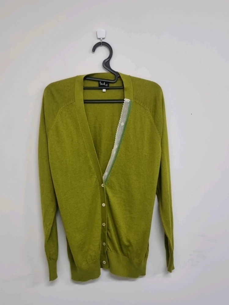 폴스미스 Paul Smith 코튼 울 브이넥 가디건 S 이미지
