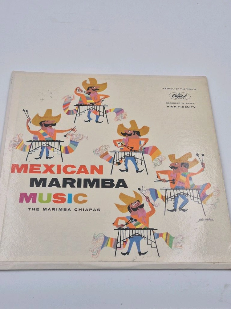 Capitol Mexican Marimba Music LP The Marimba Chiapas 미국반 수입LP 마림 이미지