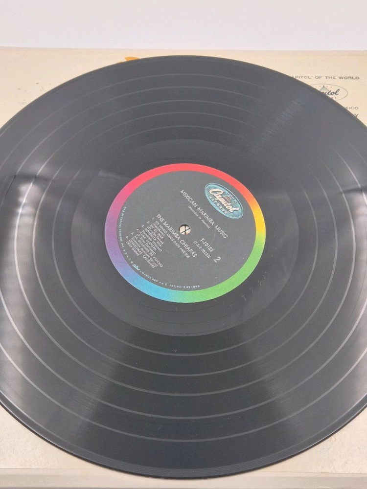 Capitol Mexican Marimba Music LP The Marimba Chiapas 미국반 수입LP 마림 이미지