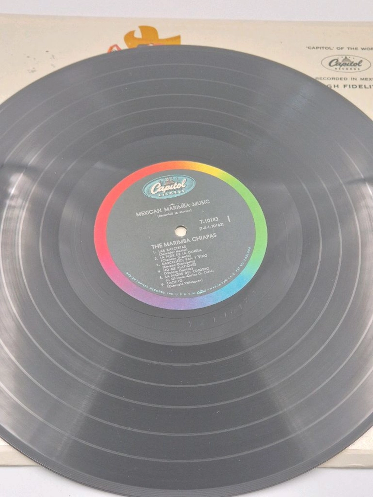 Capitol Mexican Marimba Music LP The Marimba Chiapas 미국반 수입LP 마림 이미지