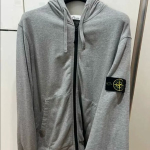 23ss 스톤아일랜드 그레이 후드집업 xl (새상품급) 이미지