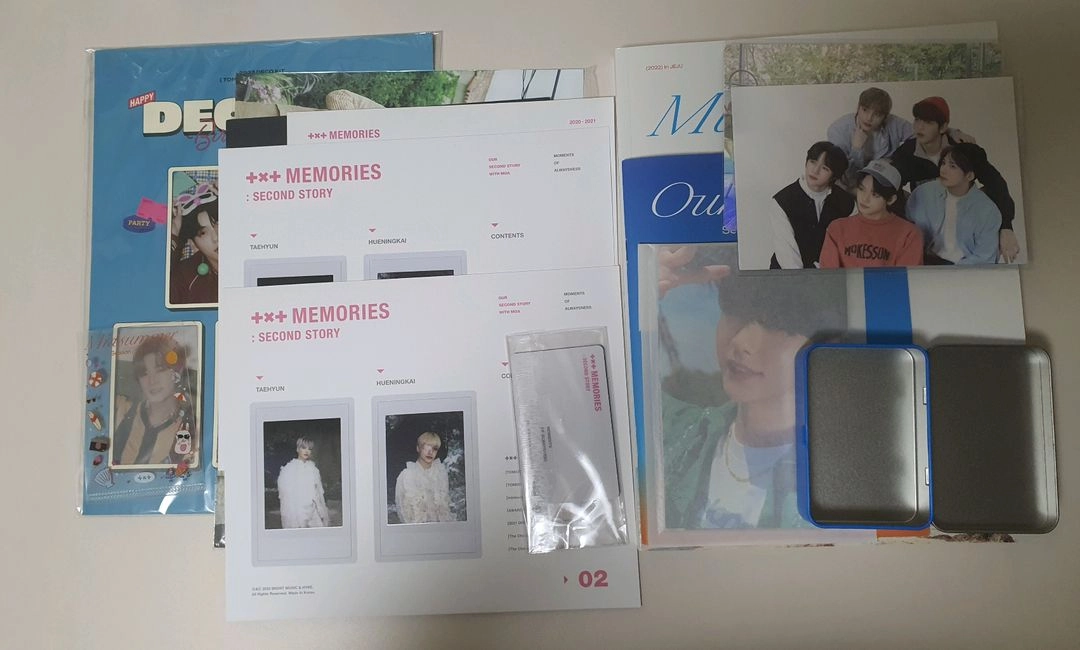 일괄)투모로우바이투게더 투바투 txt 데코키트, 메모리즈, 미드썸머 구성 이미지