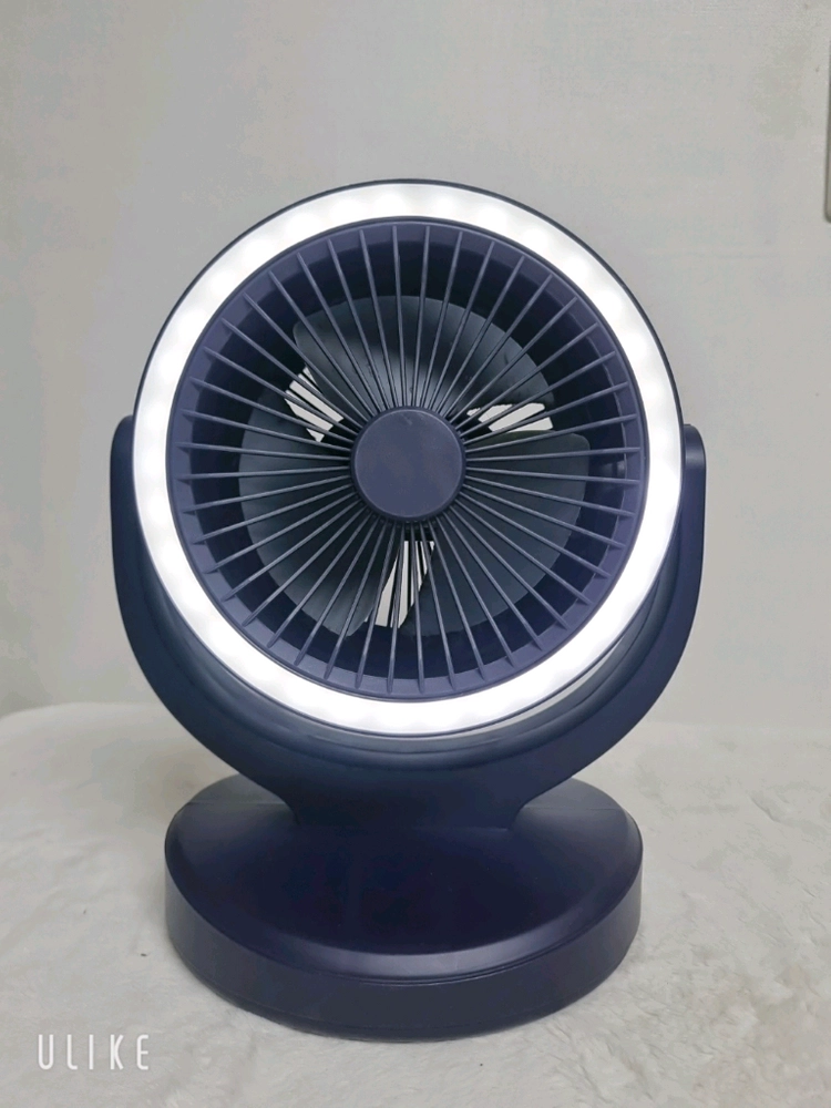 LED 탁상용 선풍기 충전식 이미지