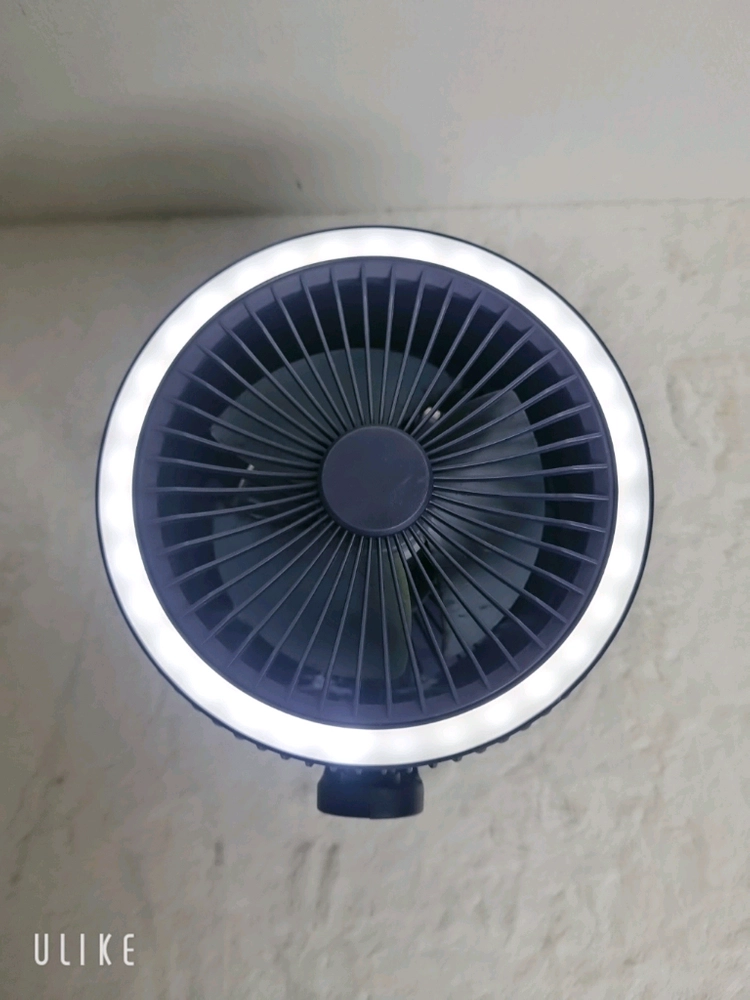 LED 탁상용 선풍기 충전식 이미지