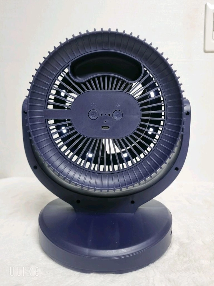 LED 탁상용 선풍기 충전식 이미지
