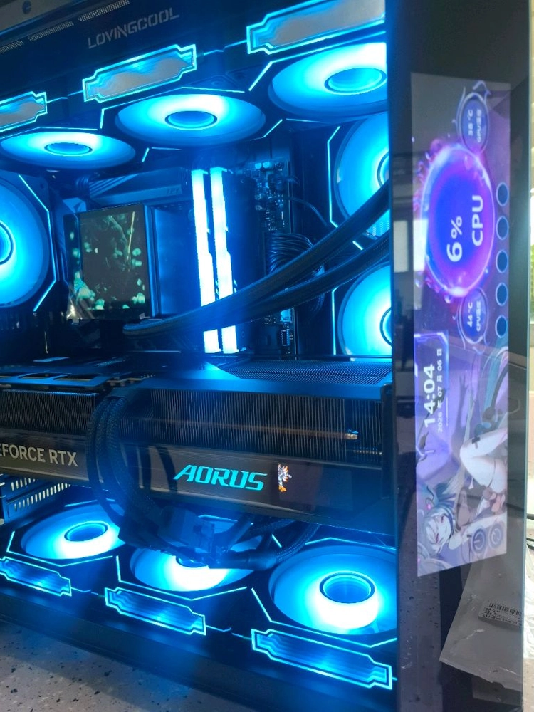 9800x3d , ssd 2tb, 32g , 5080 aorus master 이미지
