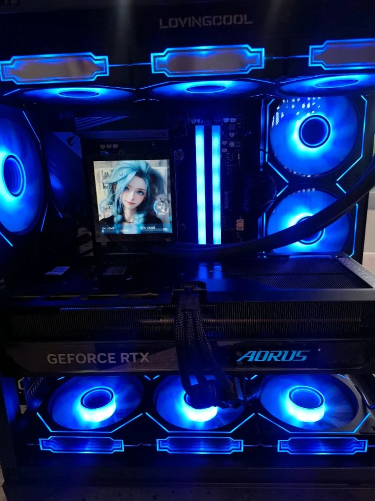 9800x3d , ssd 2tb, 32g , 5080 aorus master 이미지