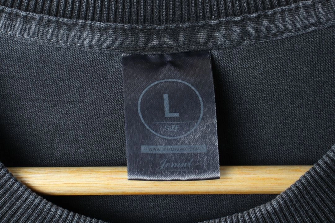 (L-2XL) 제멋 반팔 티셔츠 오버핏 피그먼트 이미지