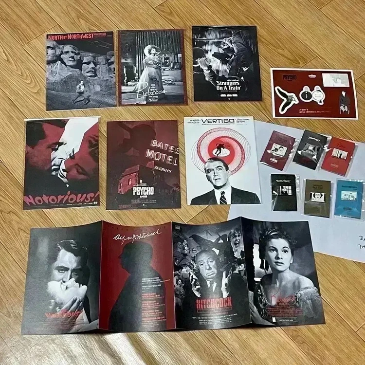 2016 히치콕 새 노트&엽서 세트 포스터 뱃지 북마크 팜플렛 영화 굿즈 이미지