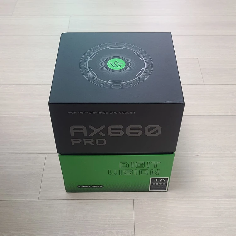 SNOWMAN AX660 PRO-ARGB 뚜까리6 공랭쿨러 화이트 이미지