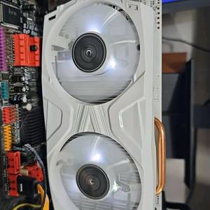 갤럭시 gtx1050ti 4g 화이트 이미지